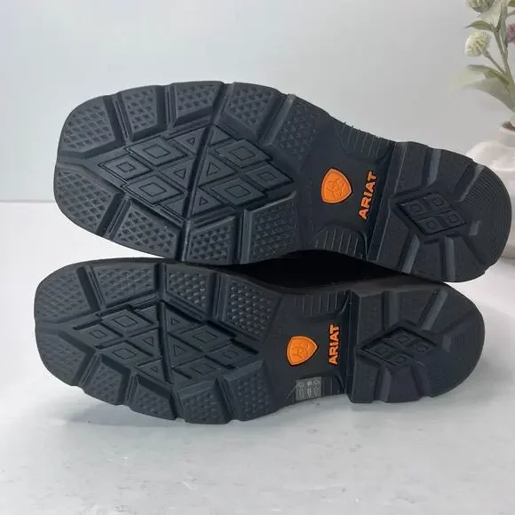 Ariat Groundbreaker Wide Square Toe Work Boots Mid Calf Brown Mens Size 7EE NEW - Picture 9 of 9